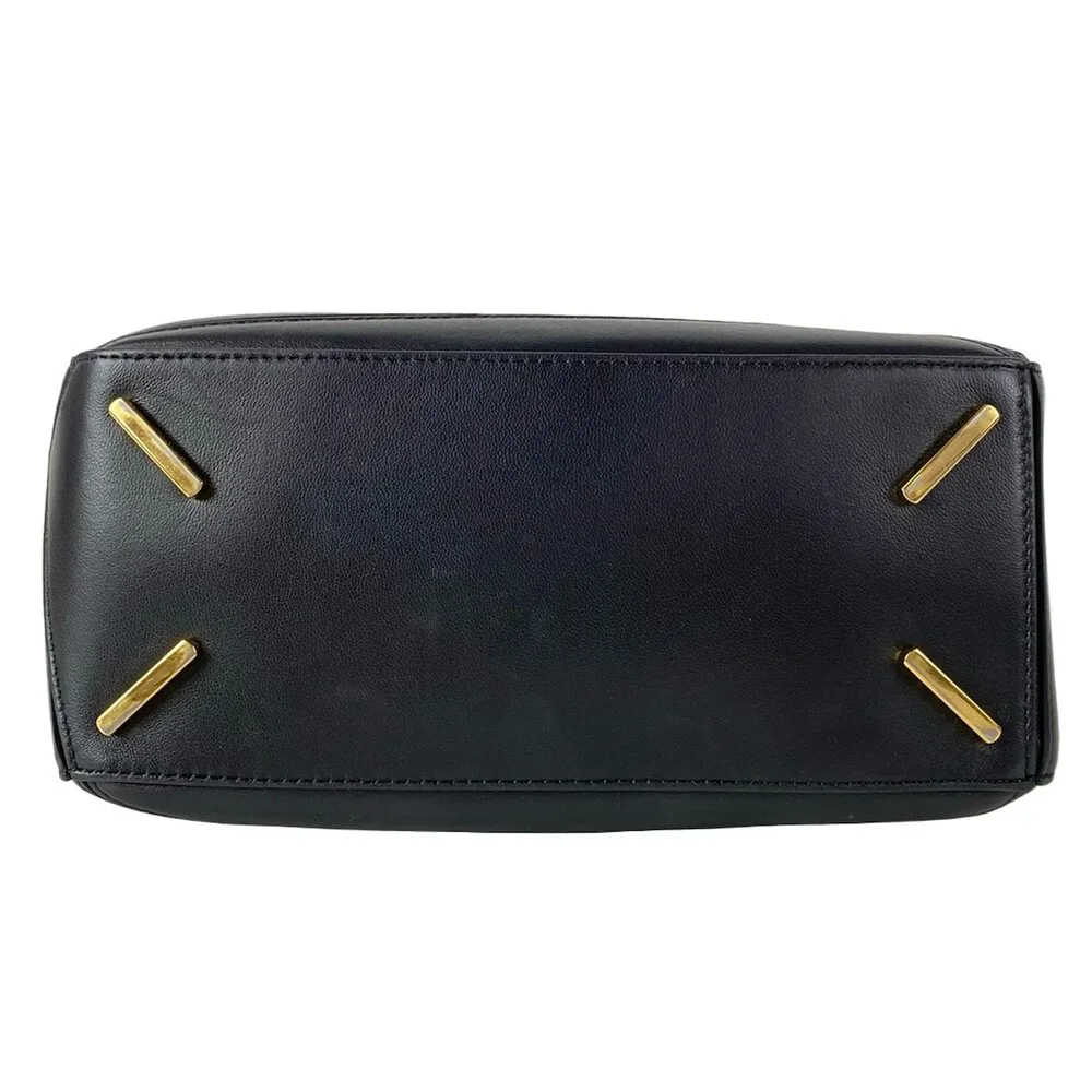 Loewe Featherlight Puzzle Bag, Small Handbag Black Gold